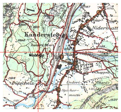 Waldegg - Lageplan